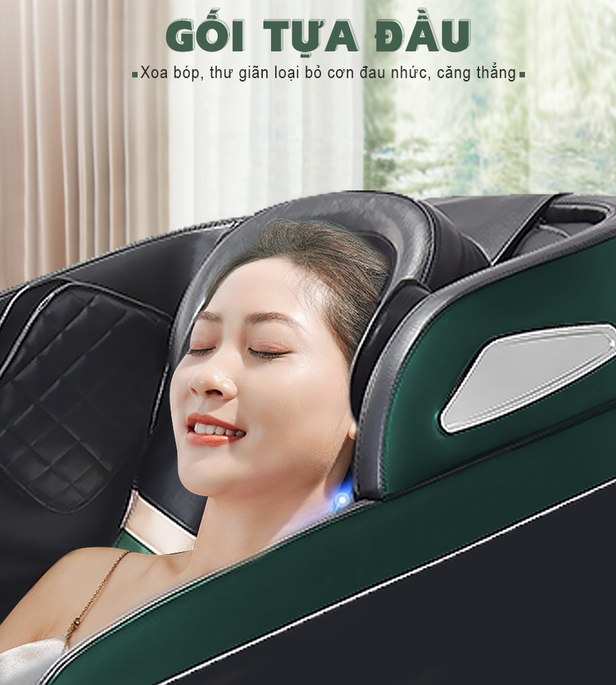 Ghế massage toàn thân OKACHI LUXURY Star JP-I9 (xanh)